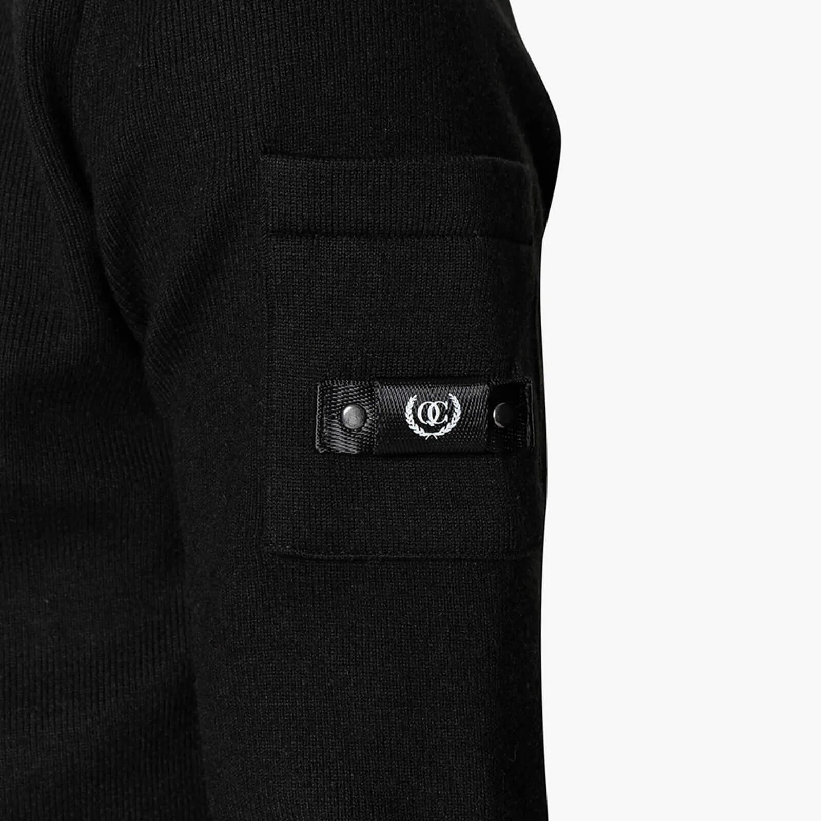 CHIEF KNITTED POLO | BLACK