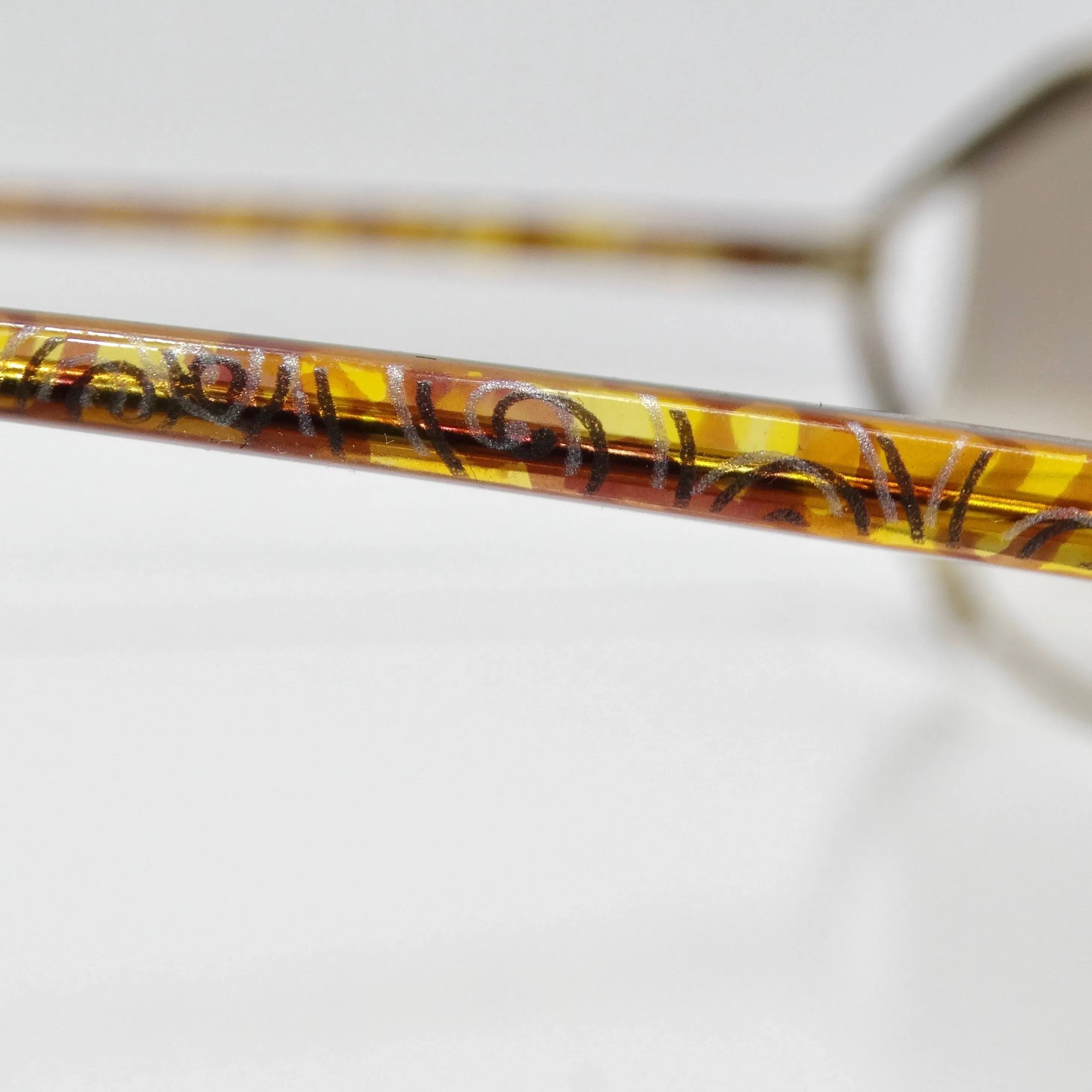 Christian Dior 1980s Gold Tone Aviator Sunglasses