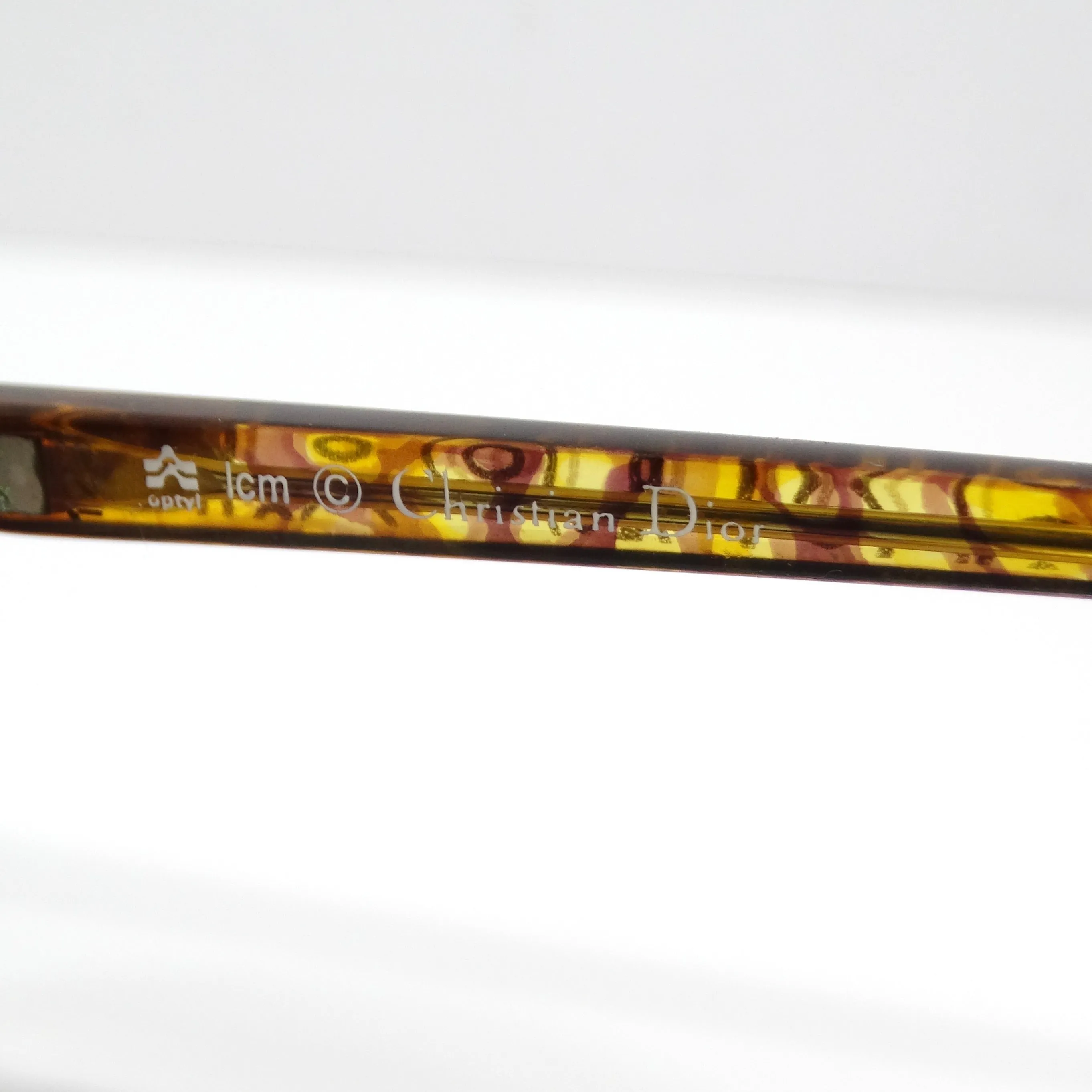 Christian Dior 1980s Gold Tone Aviator Sunglasses