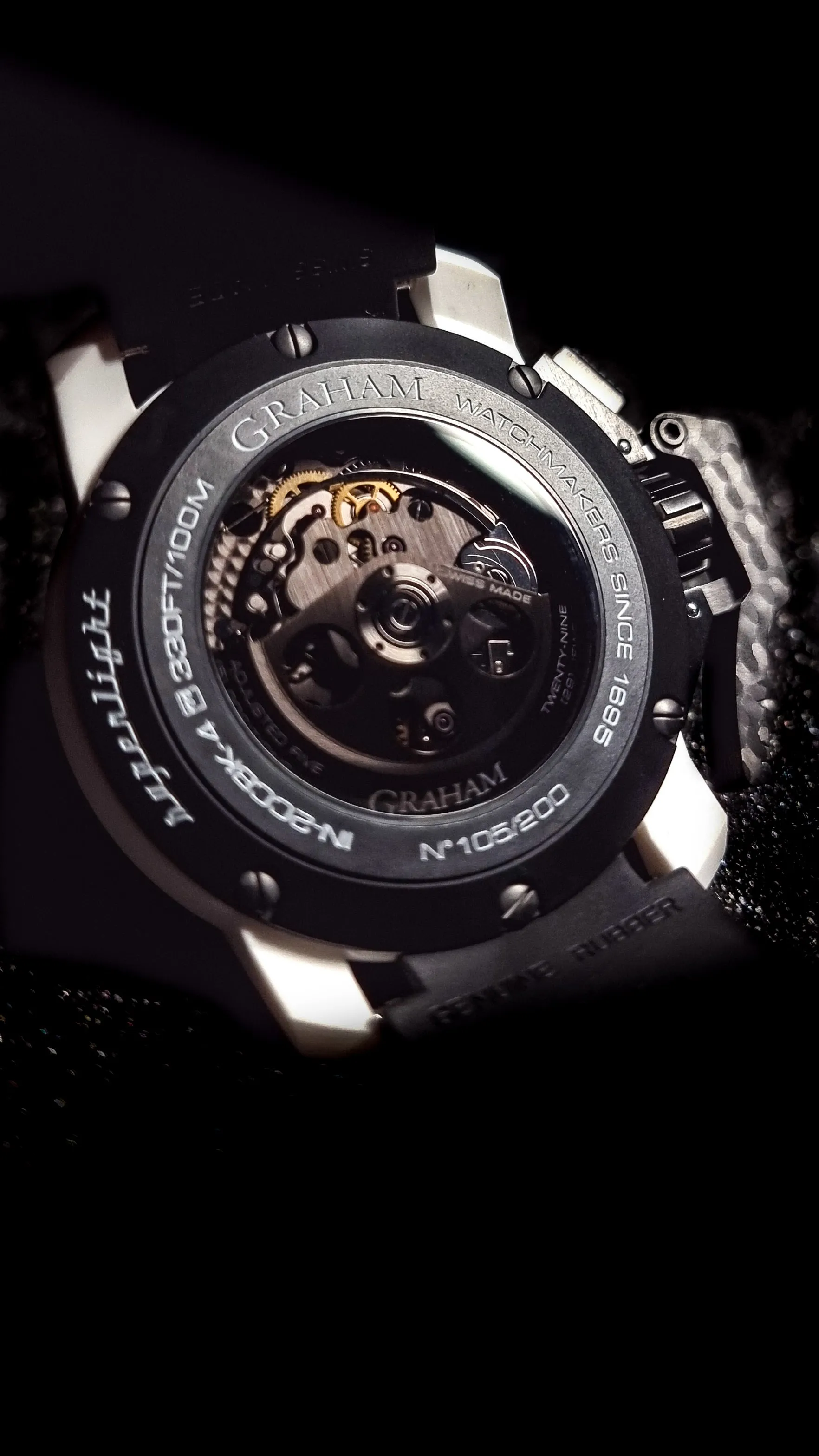 CHRONOFIGHTER SUPERLIGHT CARBON SKELETON WHITE