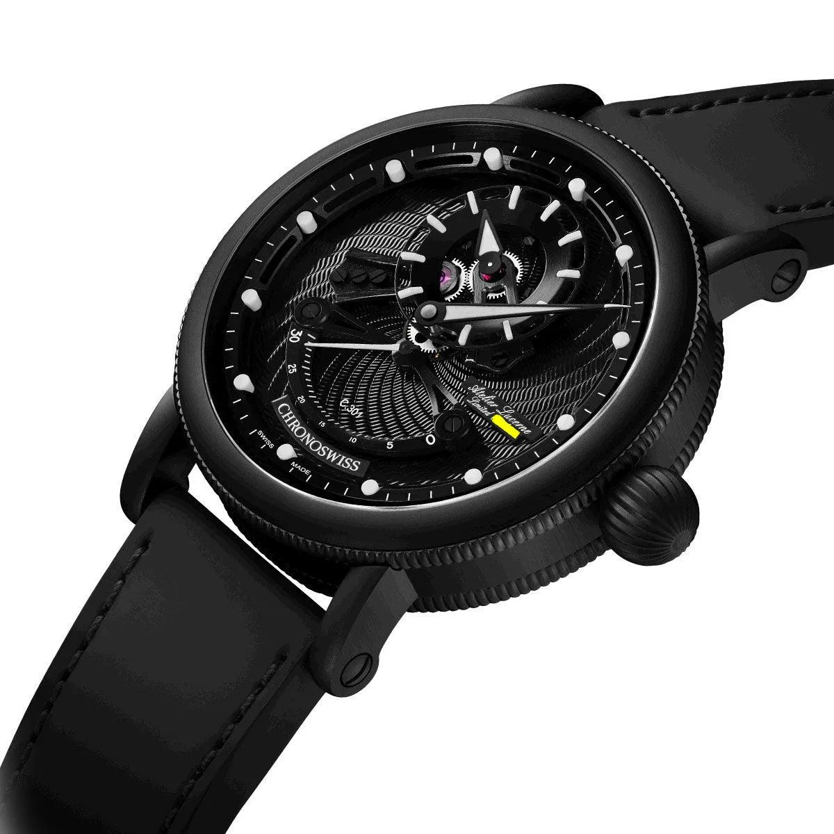 Chronoswiss Open Gear Resec Black ICE Limited Edition 50pezzi 44mm Automatic Black Finish DLC Black CH-6925m-Bkbk2