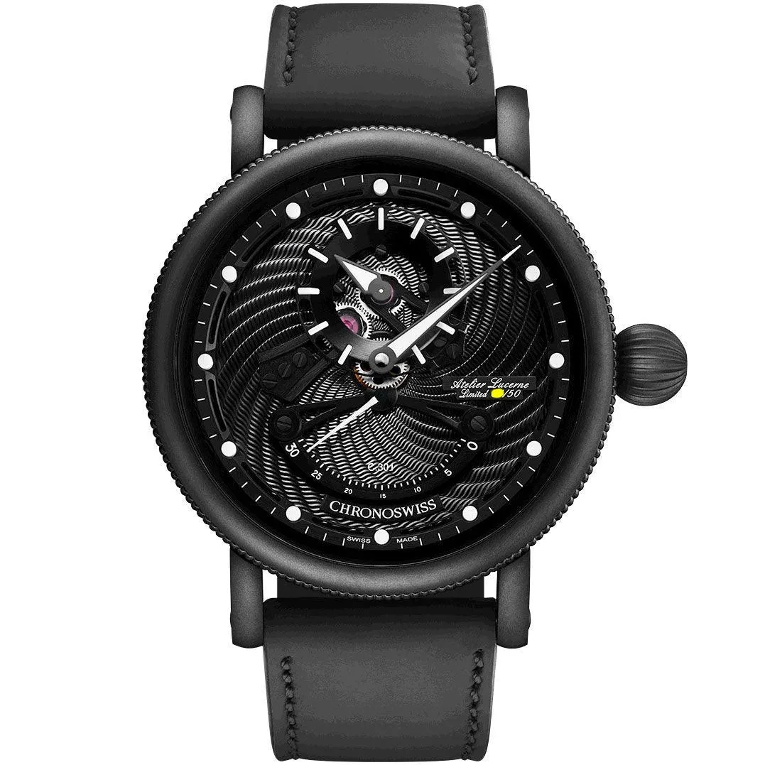 Chronoswiss Open Gear Resec Black ICE Limited Edition 50pezzi 44mm Automatic Black Finish DLC Black CH-6925m-Bkbk2
