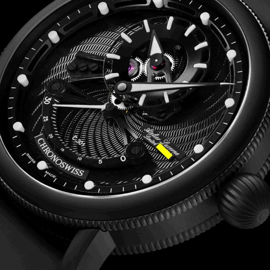Chronoswiss Open Gear Resec Black ICE Limited Edition 50pezzi 44mm Automatic Black Finish DLC Black CH-6925m-Bkbk2