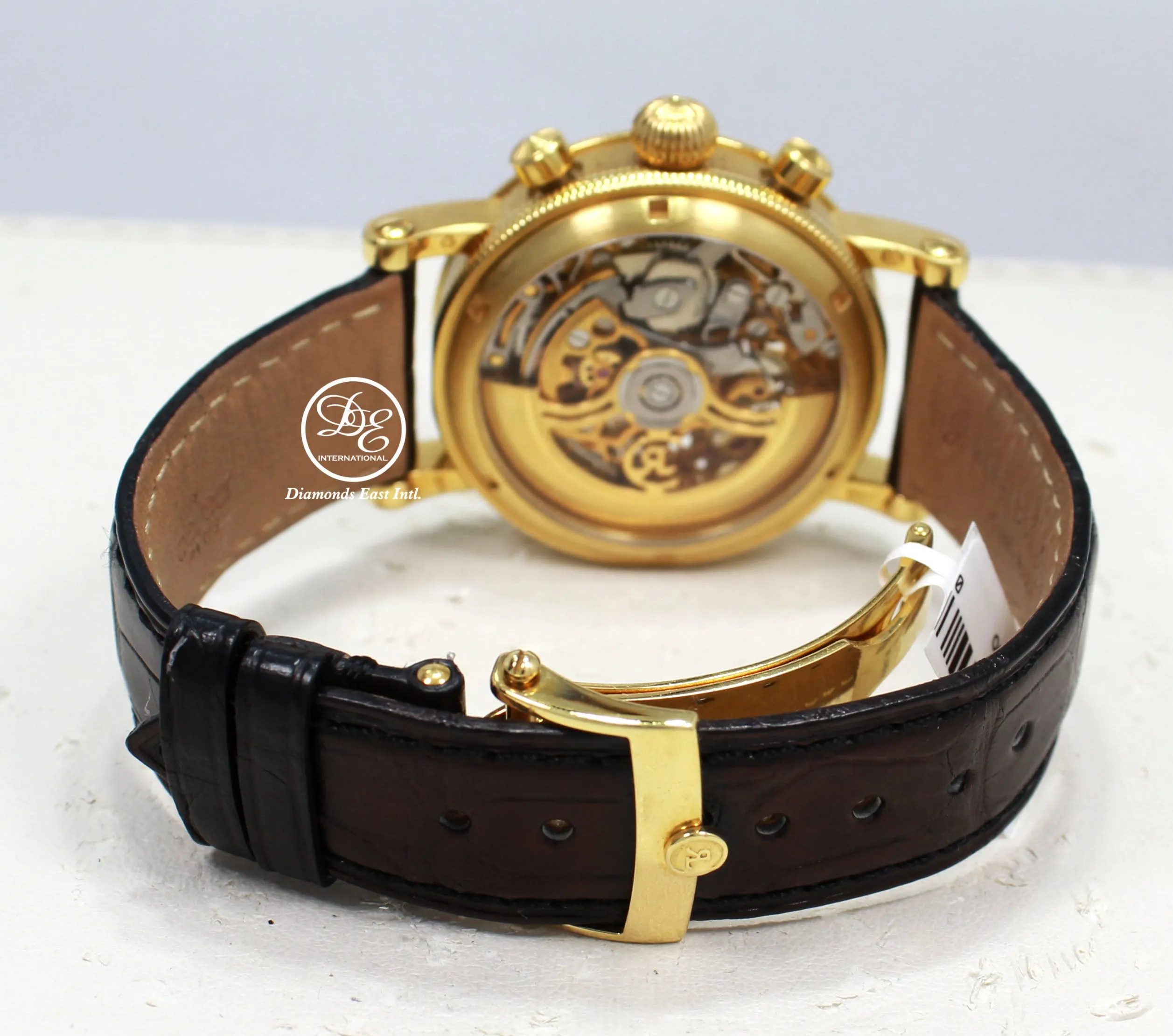 CHRONOSWISS OPUS CH7521 18K Yellow Gold Chronograph SKELETON Dial 38mm