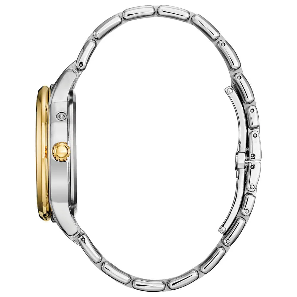 Citizen Calendrier White Mother-of-Pearl Two-Tone Women's Watch FD0004-51D