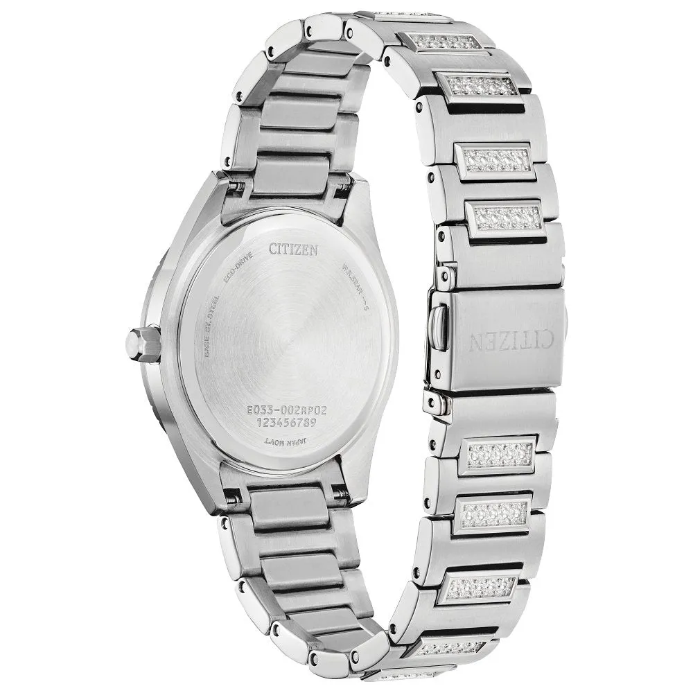 CITIZEN Eco-Drive Dress/Classic Eco Crystal Eco Ladies Stainless Steel