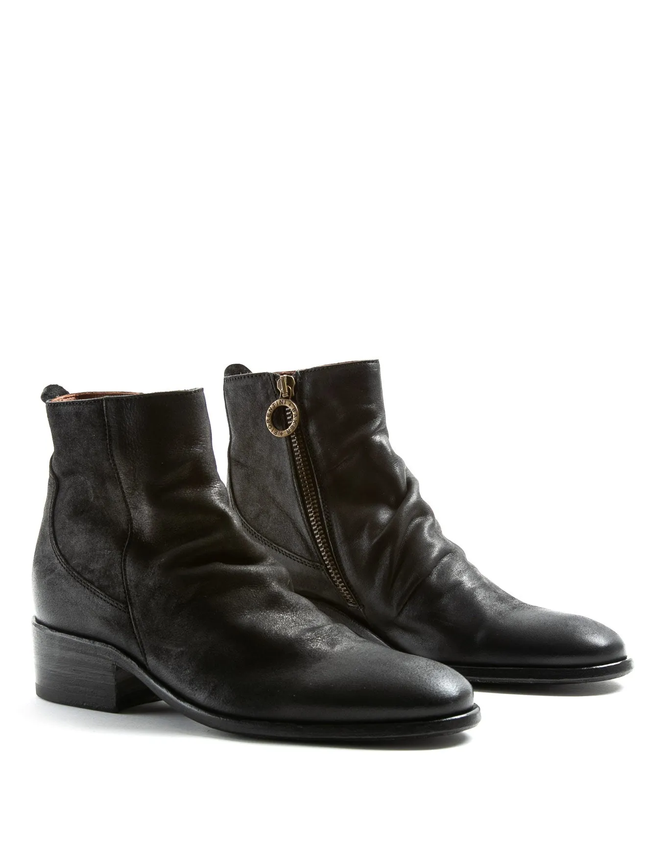 CLAUS Black Leather Boots
