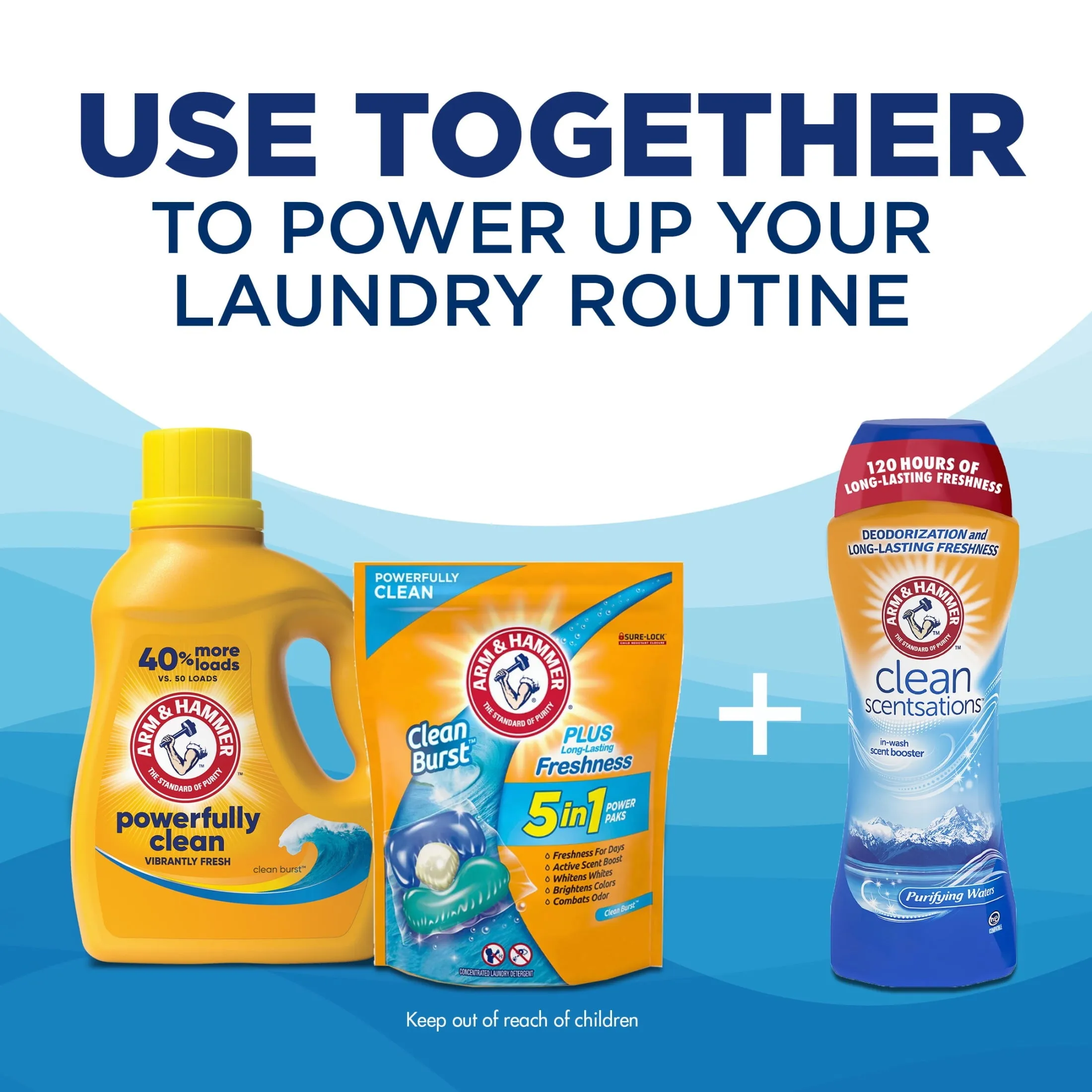 Clean Burst, 105 Loads Liquid Laundry Detergent, 105 Fl Oz