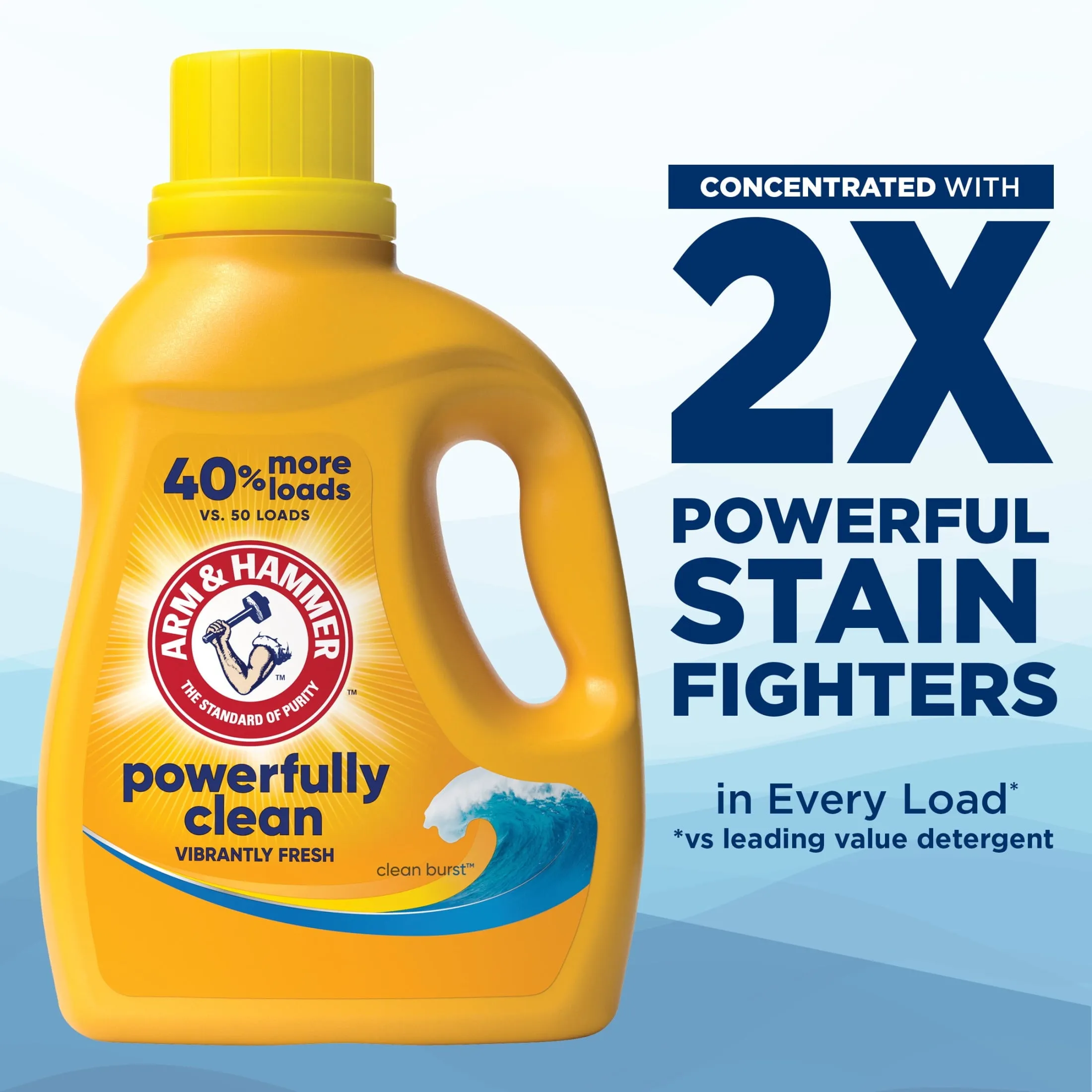 Clean Burst, 105 Loads Liquid Laundry Detergent, 105 Fl Oz