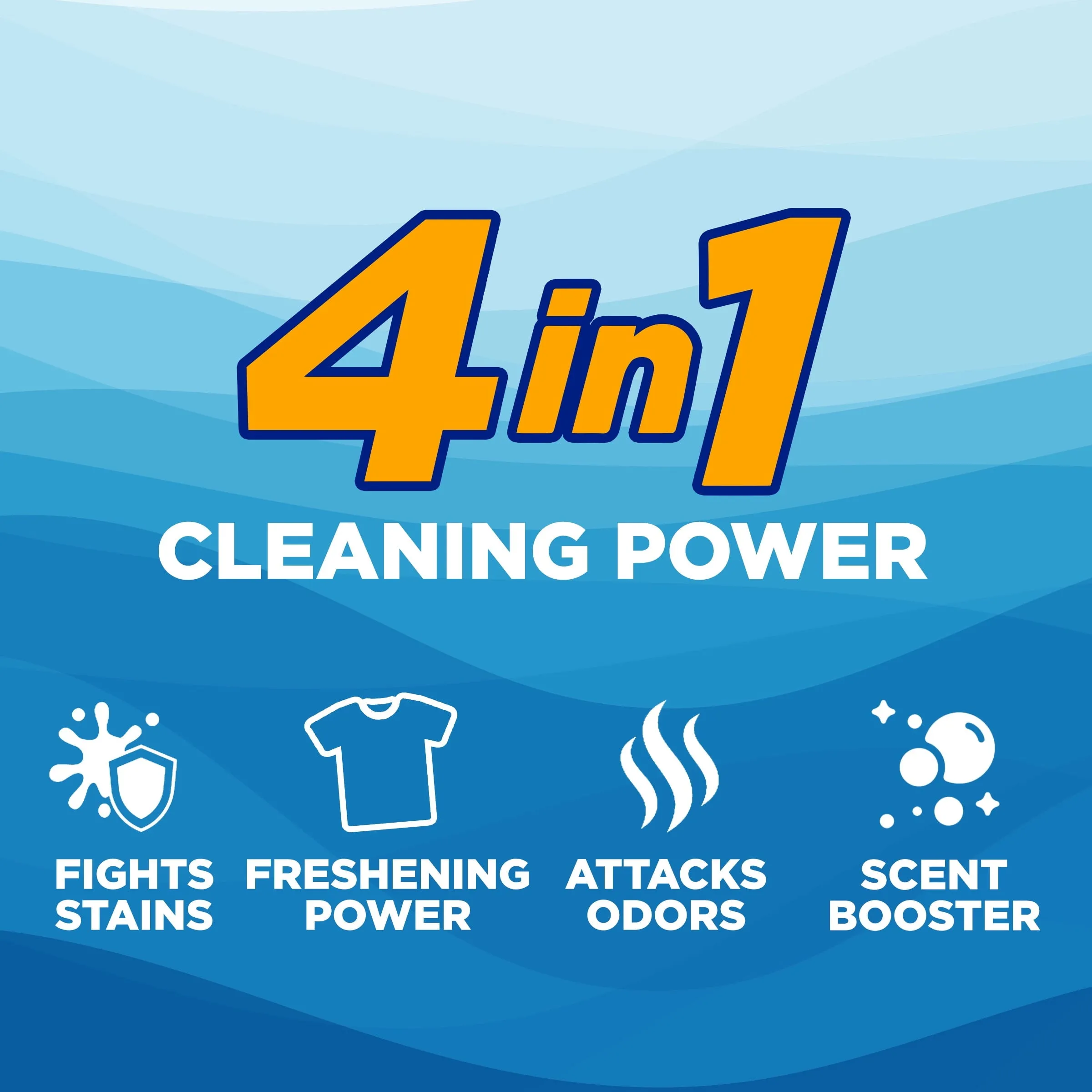 Clean Burst, 140 Loads Liquid Laundry Detergent, 140 Fl Oz