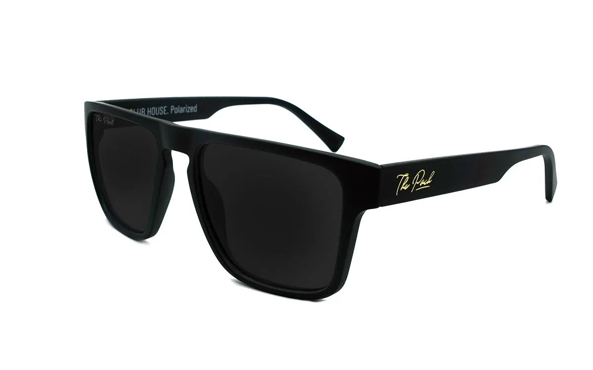 Club House - Matte Black Blackout Polarized