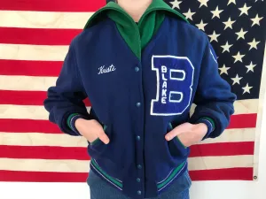 College Cheerleader Vintage Wool 1980’s Womens Jacket