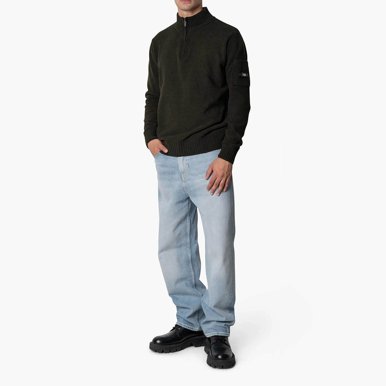 COMBAT KNITTED HALFZIP | ARMY