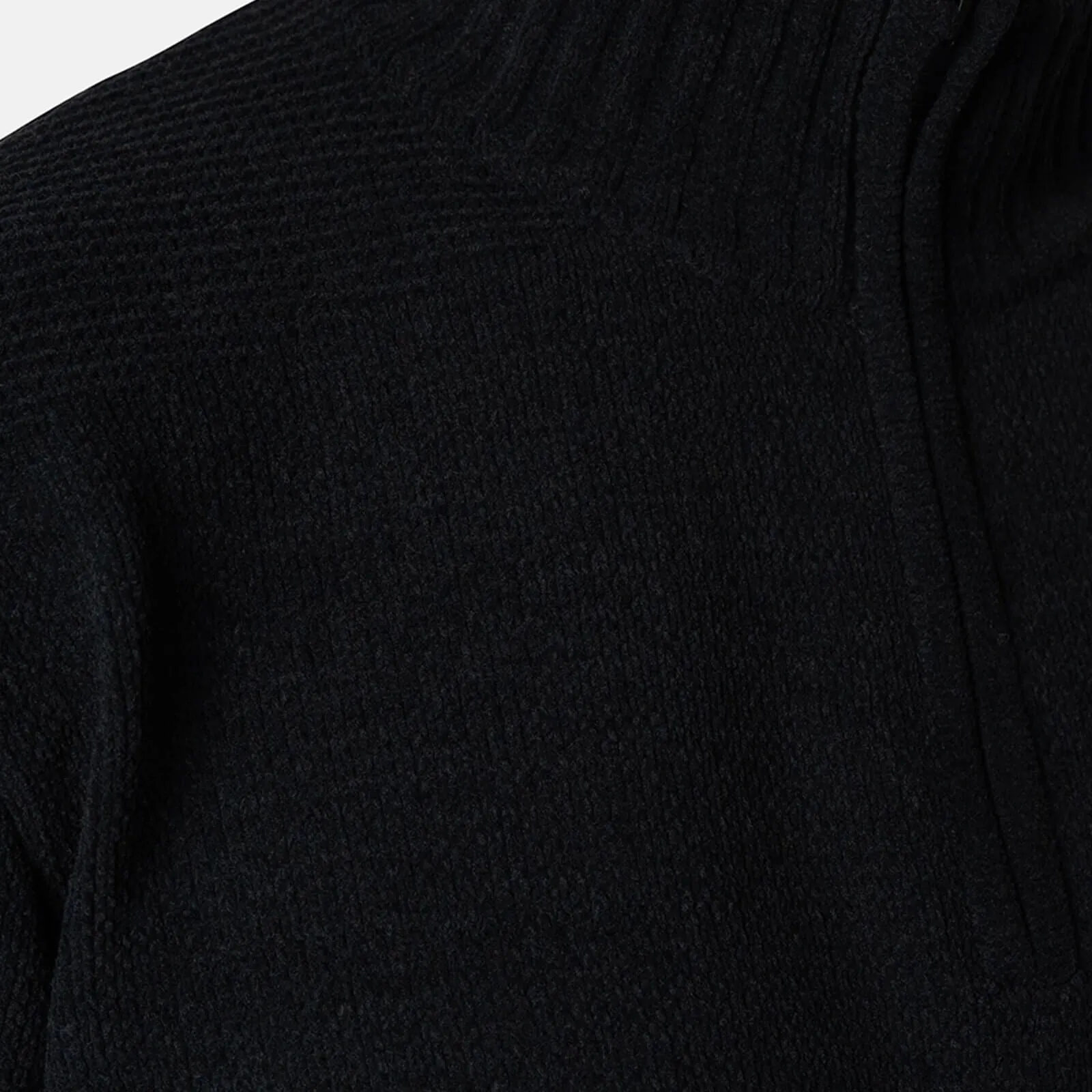COMBAT KNITTED HALFZIP | BLACK