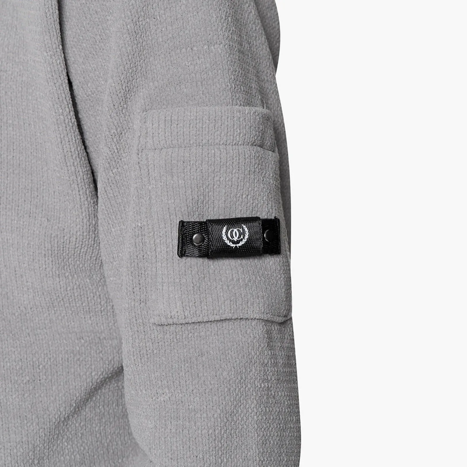 COMBAT KNITTED HALFZIP | GREY MELEE