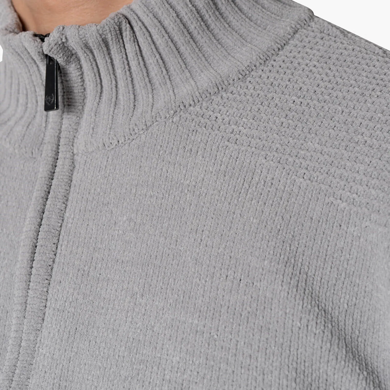 COMBAT KNITTED HALFZIP | GREY MELEE