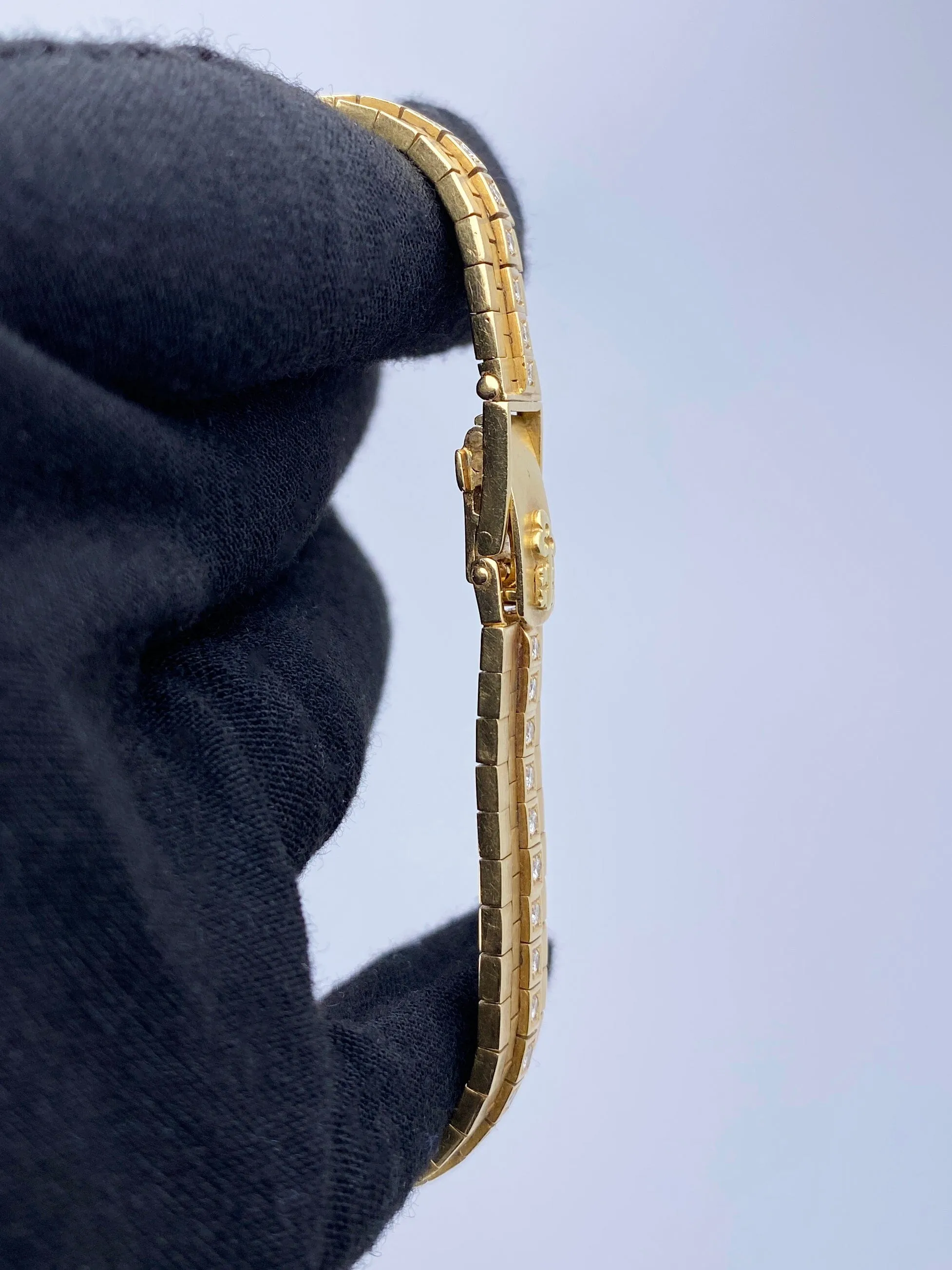 Corum Golden Bridge 13102H32 Diamond Yellow Gold Ladies Watch