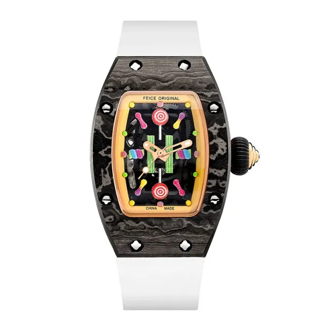 Couple Watches Pair Men and Women  Mechanical Skeleton Wrist Watch