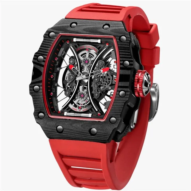 Couple Watches Pair Men and Women  Mechanical Skeleton Wrist Watch