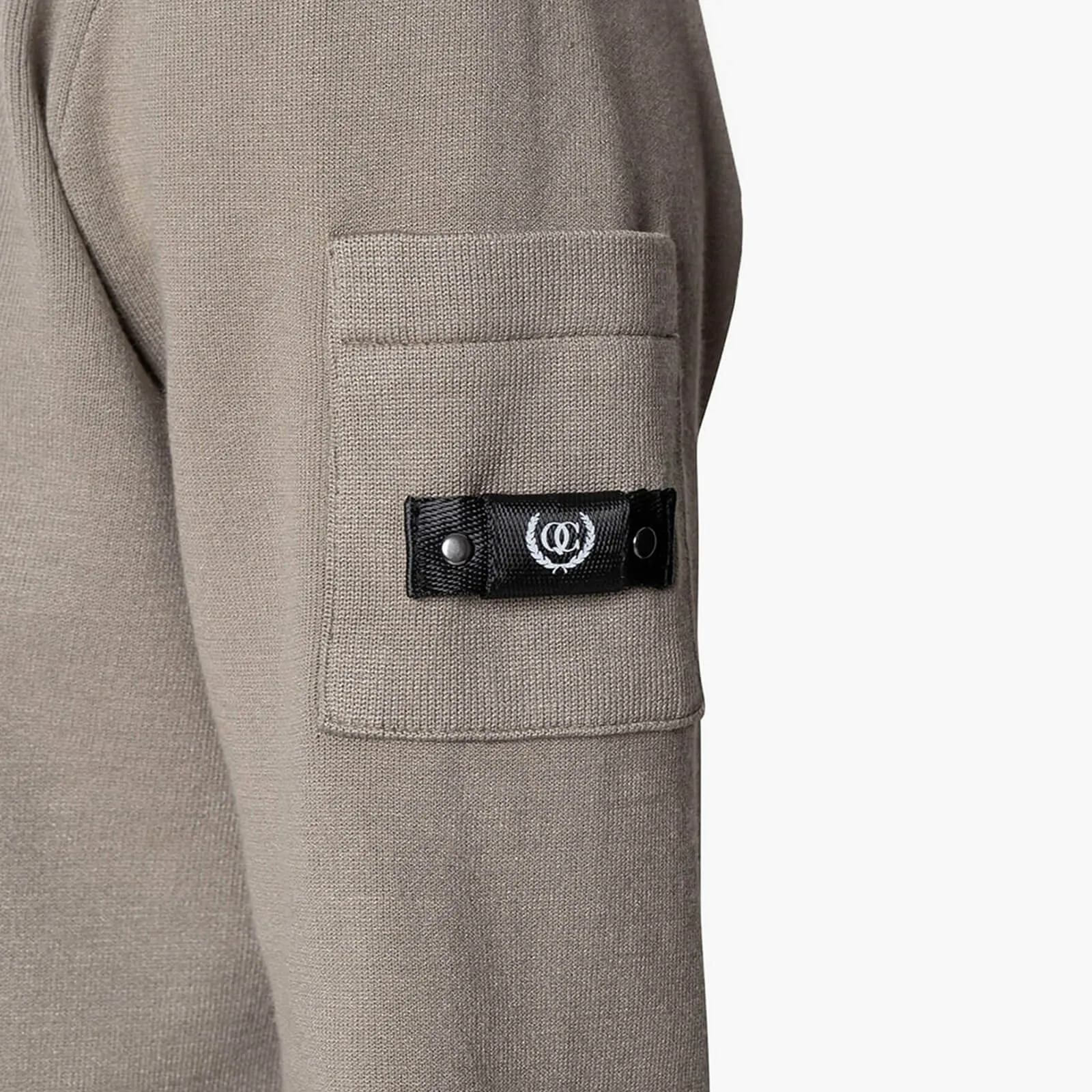 COUTEUX KNITTED BUTTON UP | FADED BROWN