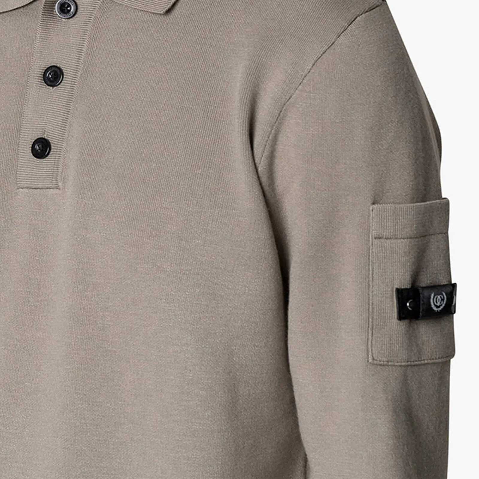 COUTEUX KNITTED BUTTON UP | FADED BROWN