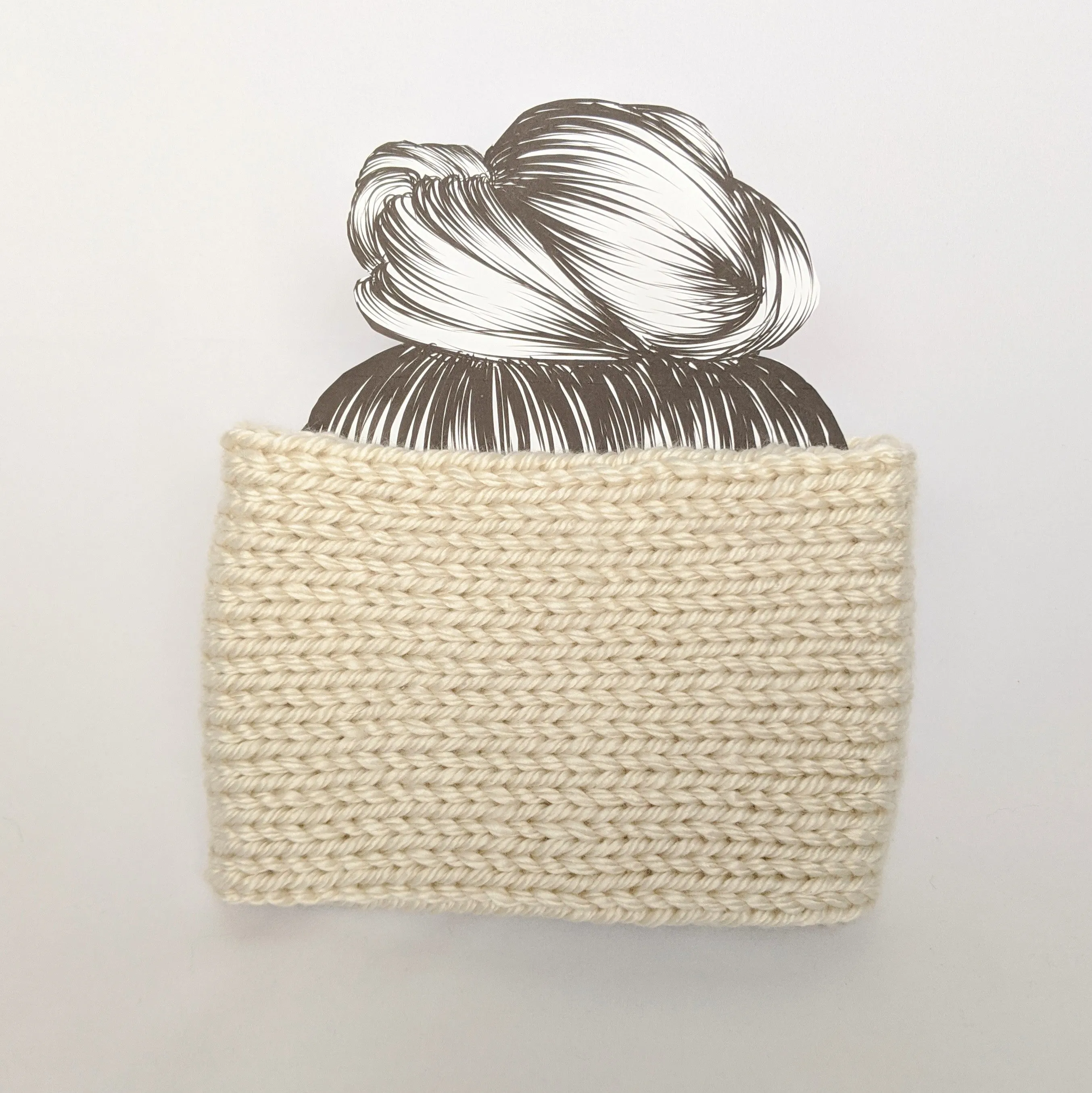 Cream Twist Ear Warmer / Headband