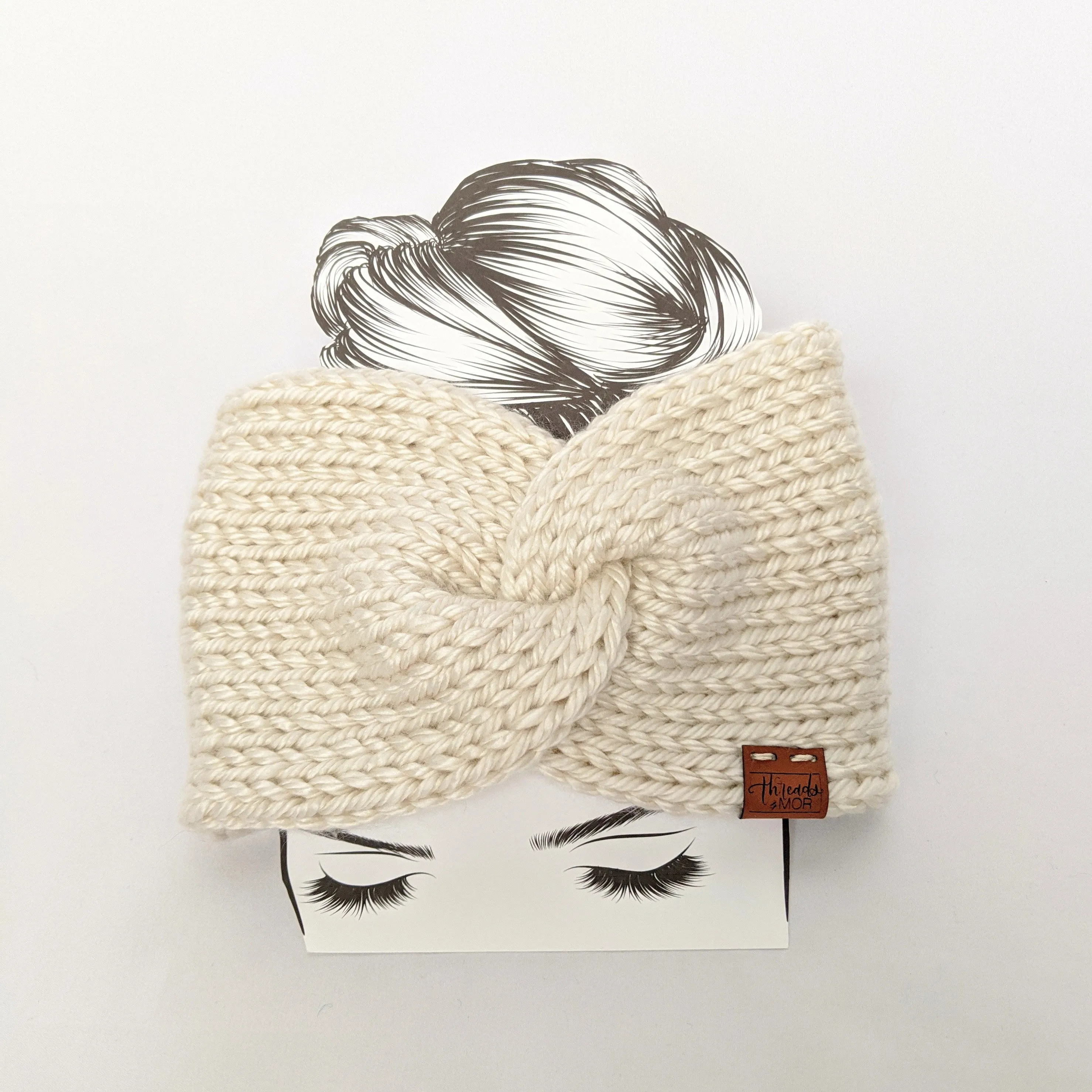 Cream Twist Ear Warmer / Headband