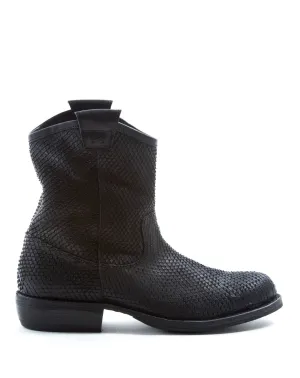 CRUNA Black Leather Boots