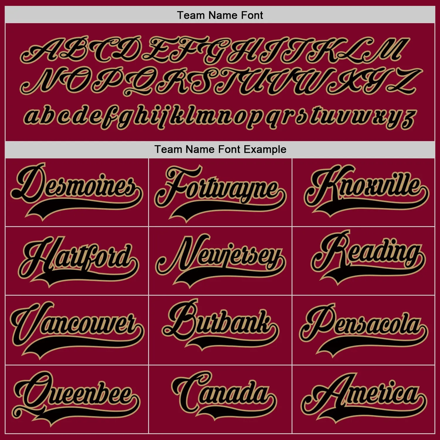 Custom Maroon Black-Old Gold Hockey Jersey