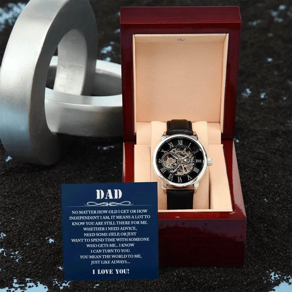 Dad Gift Watch, Dad Father's Day Gift from Daughter, Birthday Gift for Dad from Son, Dad Christmas Gifts