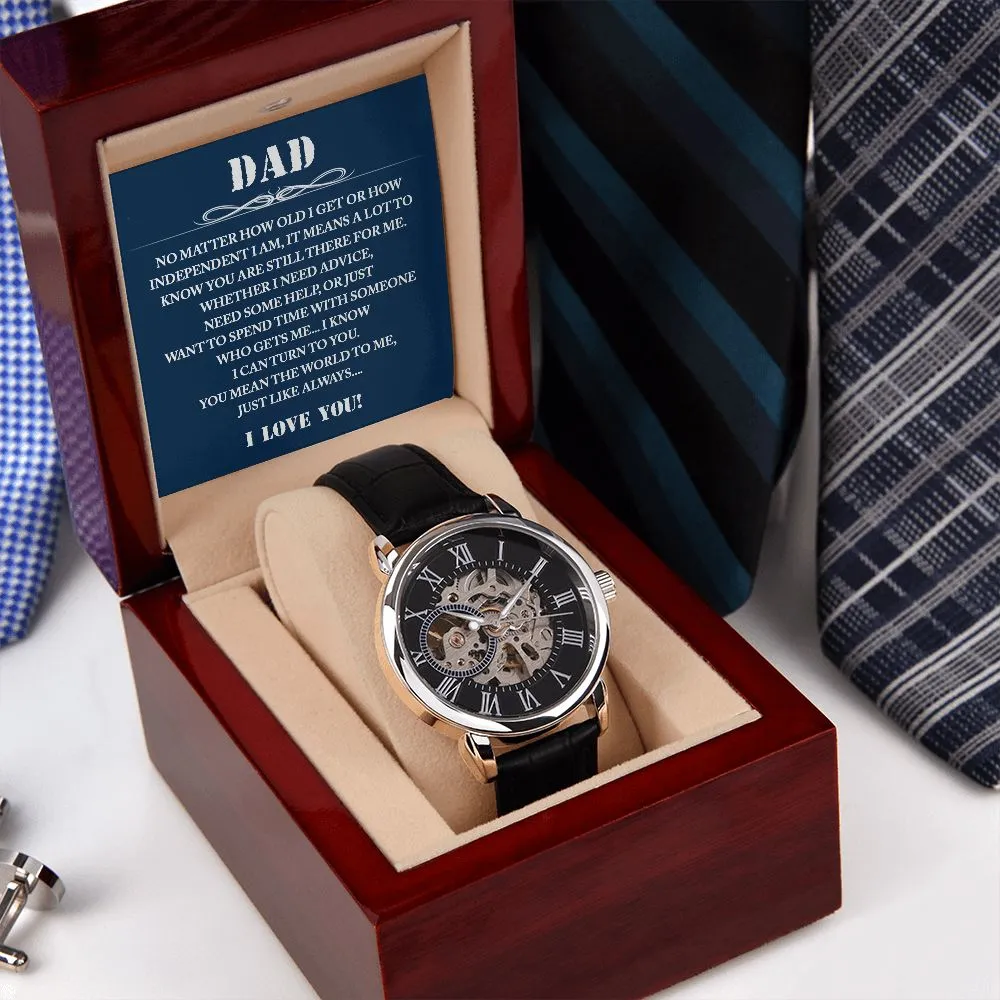 Dad Gift Watch, Dad Father's Day Gift from Daughter, Birthday Gift for Dad from Son, Dad Christmas Gifts