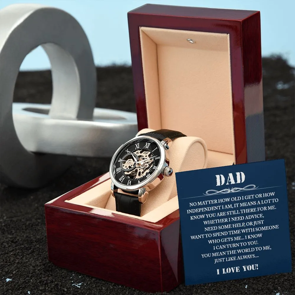 Dad Gift Watch, Dad Father's Day Gift from Daughter, Birthday Gift for Dad from Son, Dad Christmas Gifts