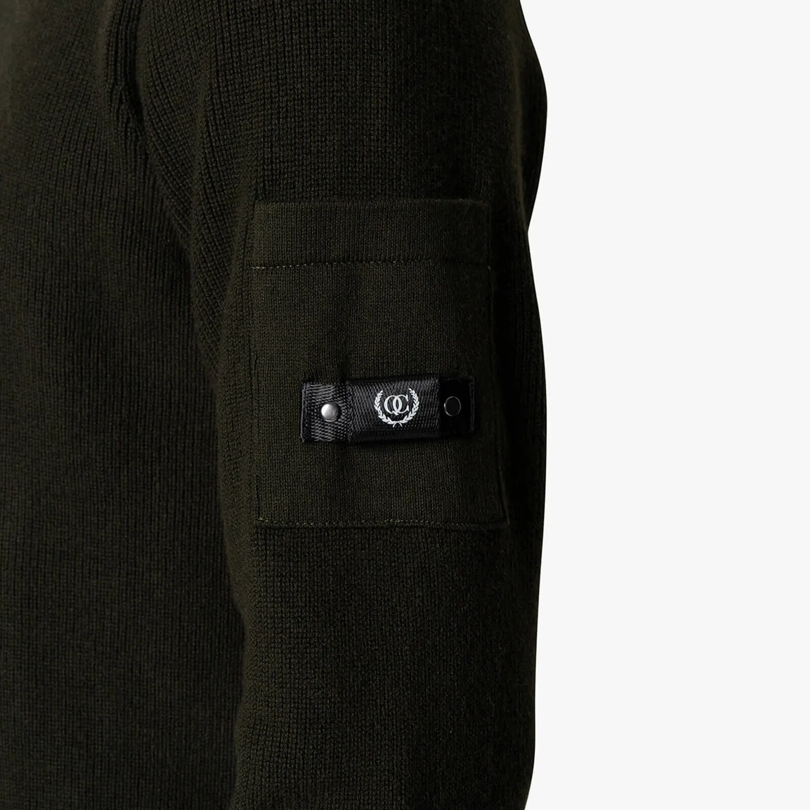 D'AZUR KNITTED HALFZIP | ARMY