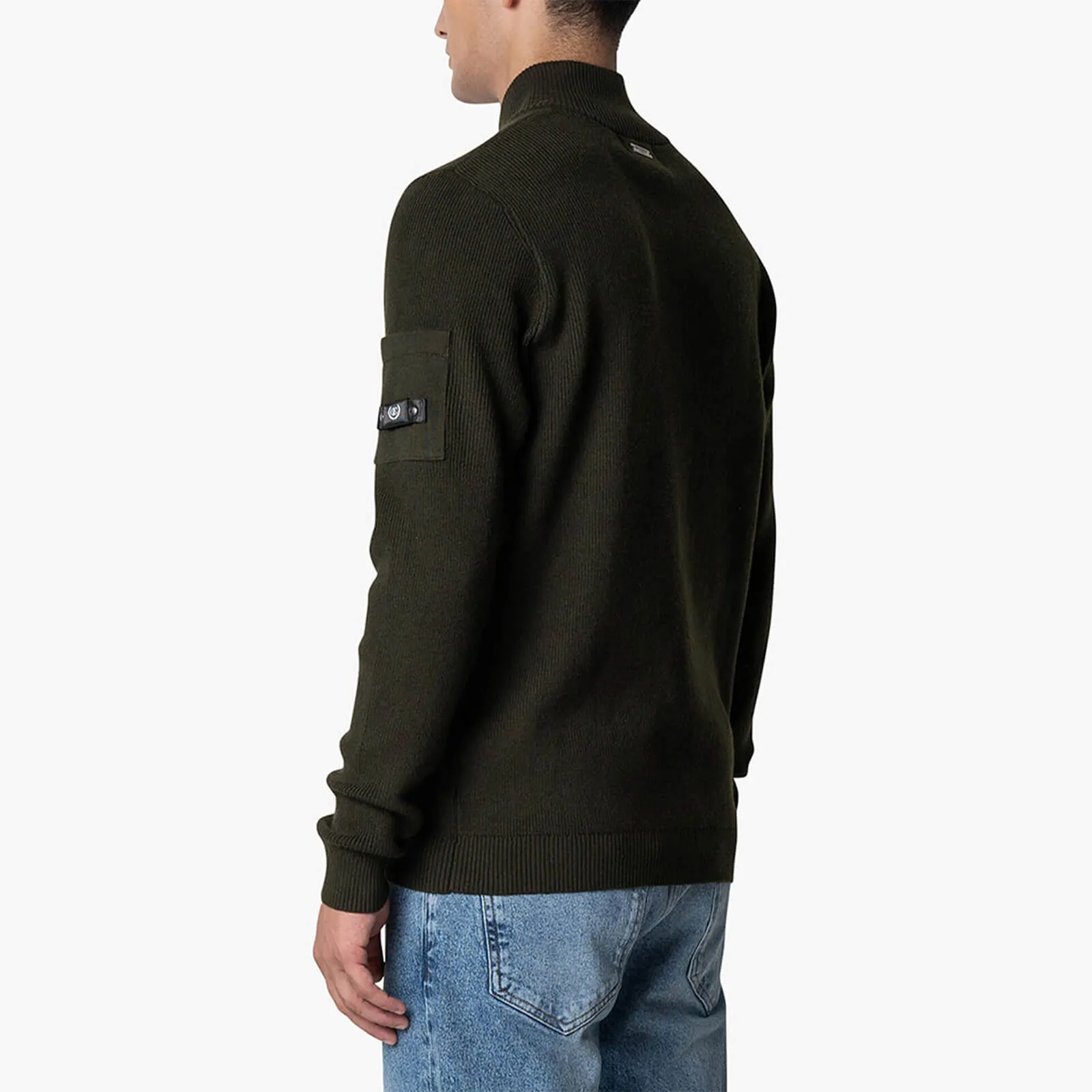 D'AZUR KNITTED HALFZIP | ARMY