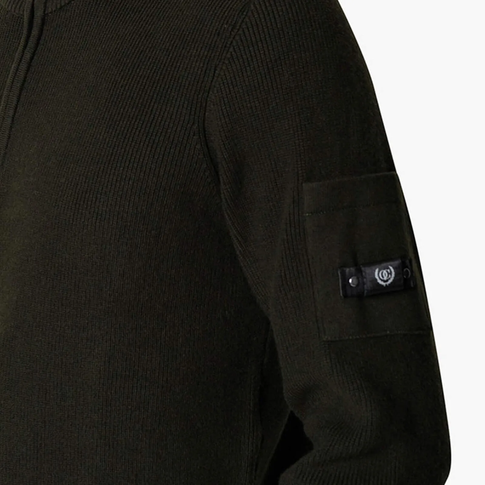 D'AZUR KNITTED HALFZIP | ARMY