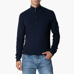 D'AZUR KNITTED HALFZIP | NAVY