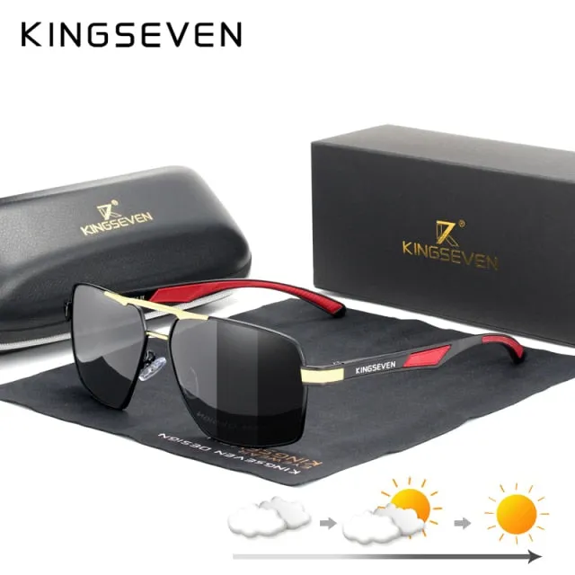 Design Brand Aluminum Polarized Lens Men's Sunglasses