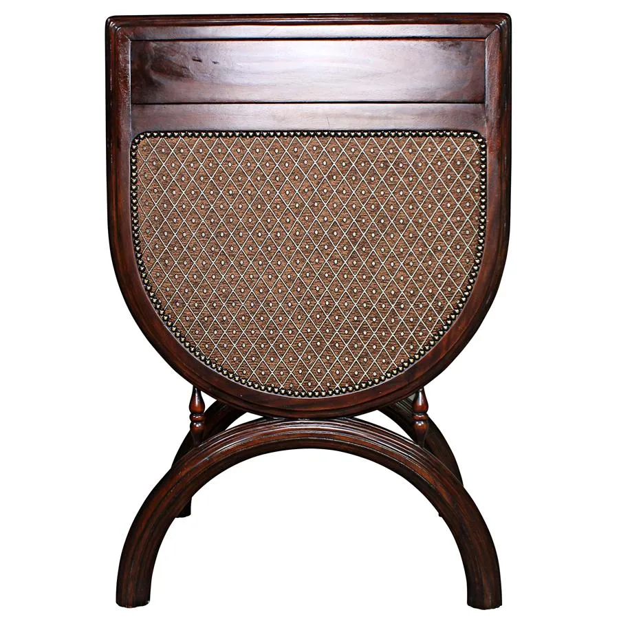 Design Toscano- San Lorenzo Renaissance Cross-Frame Chair