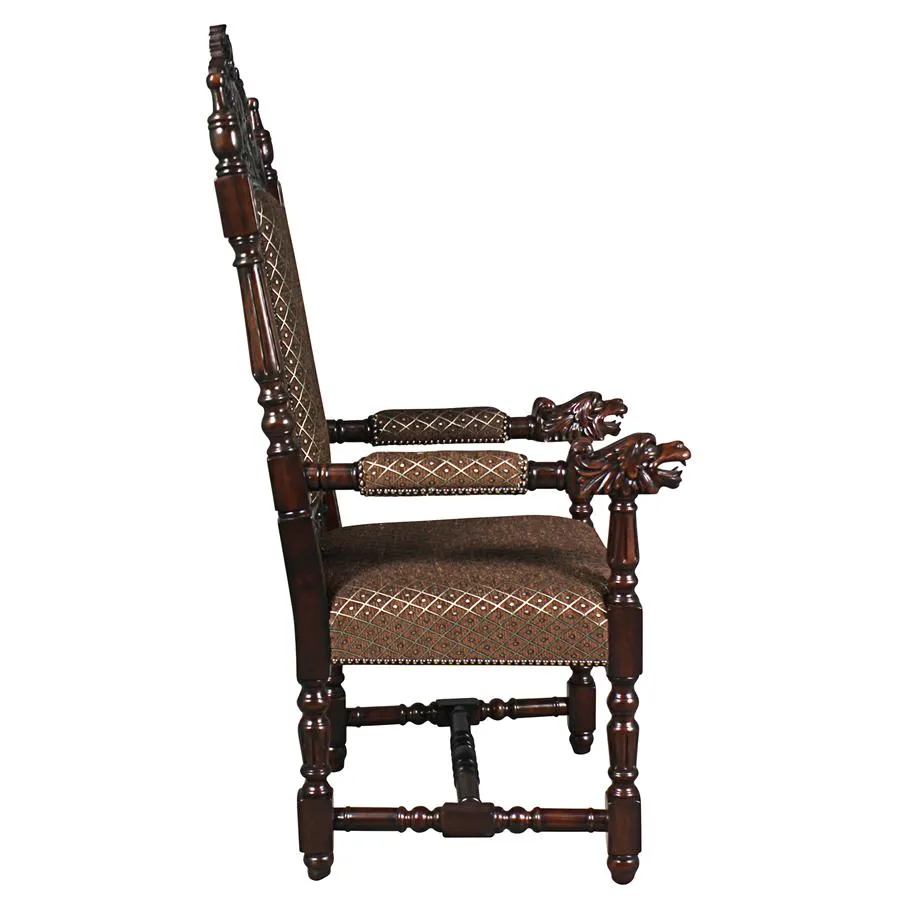 Design Toscano- The Grand Occasion Heraldic Armchair