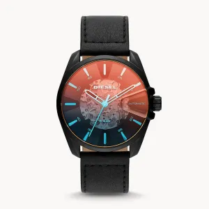 DIESEL MS9 SKELETON MULTICOLOR DAIL AUTOMATIC WATCH