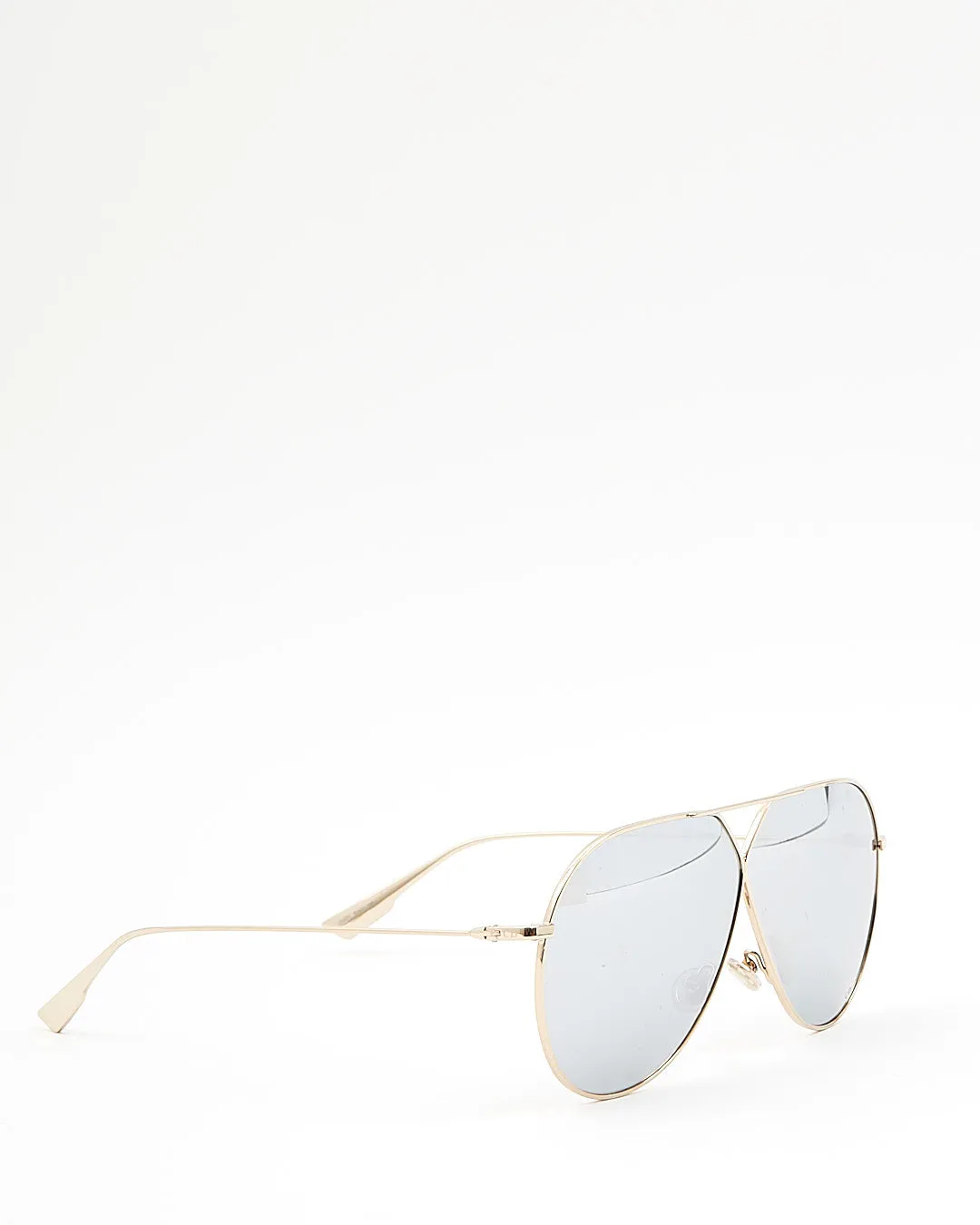 Dior Gold/Silver DiorStellaire3 Aviator Sunglasses