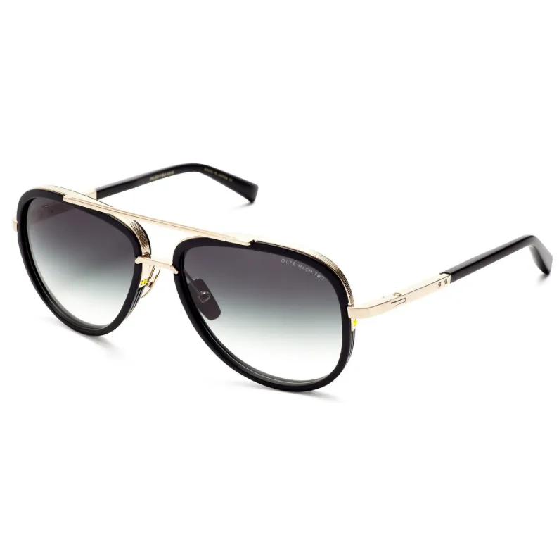 DITA MACH-TWO//MATTE BLACK-ANTIQUE 12K GOLD W/ G-15 TO CLEAR - AR