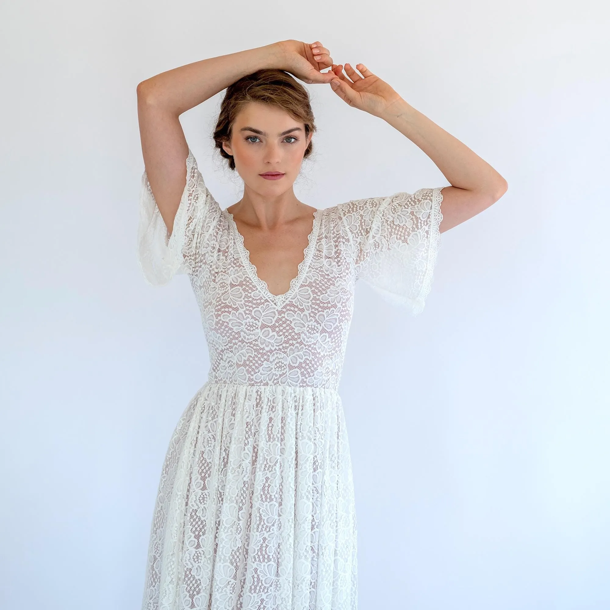 Dress with Soft Blush Lining #1478