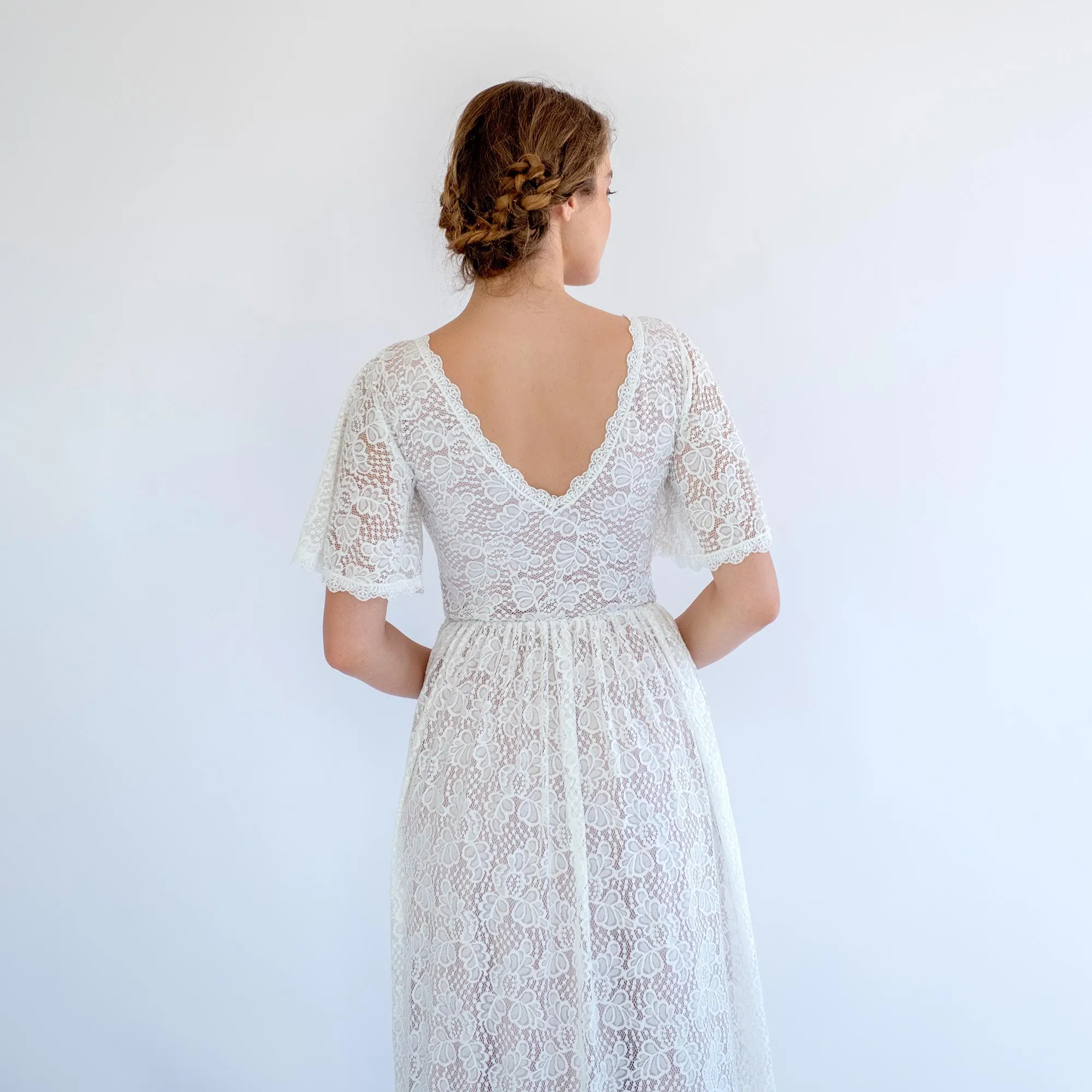 Dress with Soft Blush Lining #1478