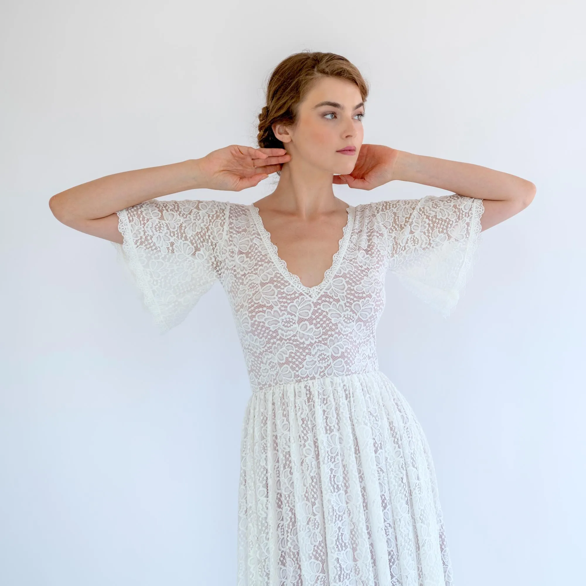 Dress with Soft Blush Lining #1478