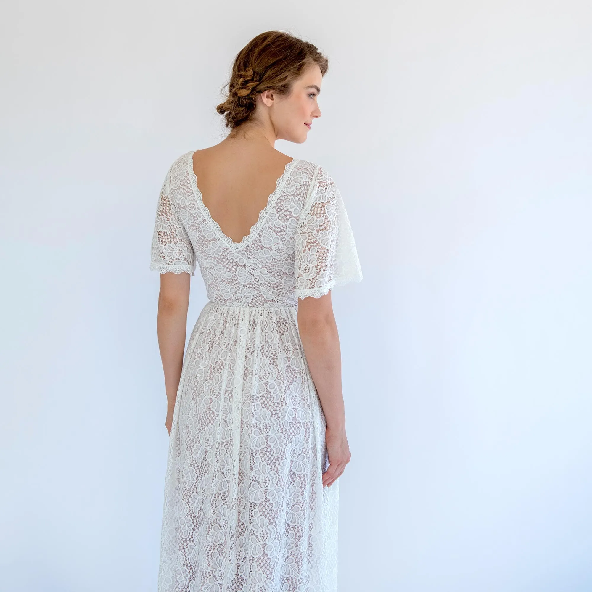 Dress with Soft Blush Lining #1478