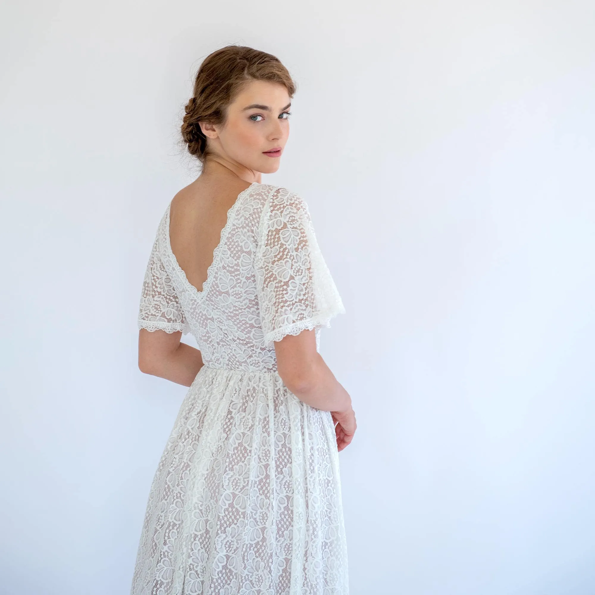 Dress with Soft Blush Lining #1478