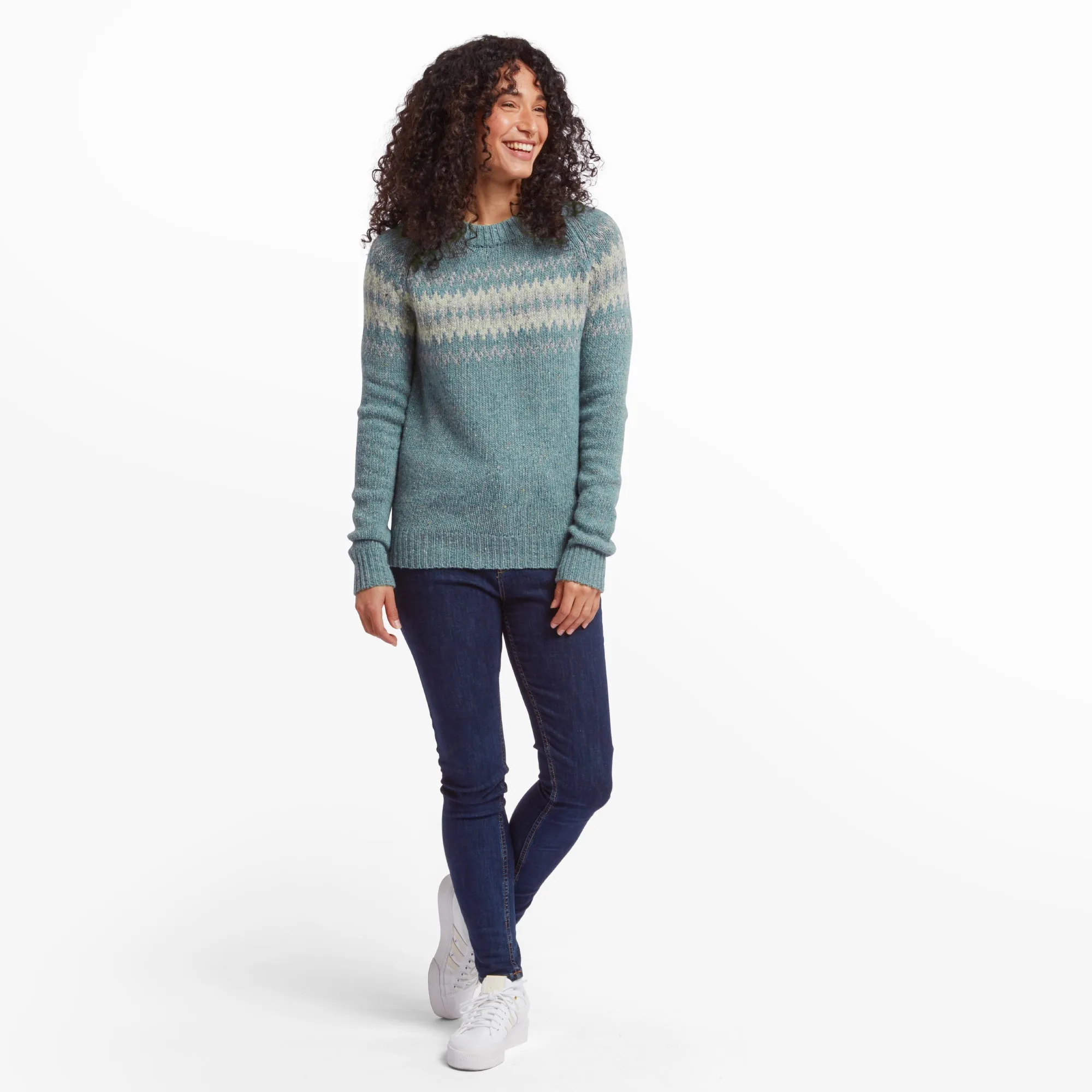 Dumji Crew Sweater - Verdigris