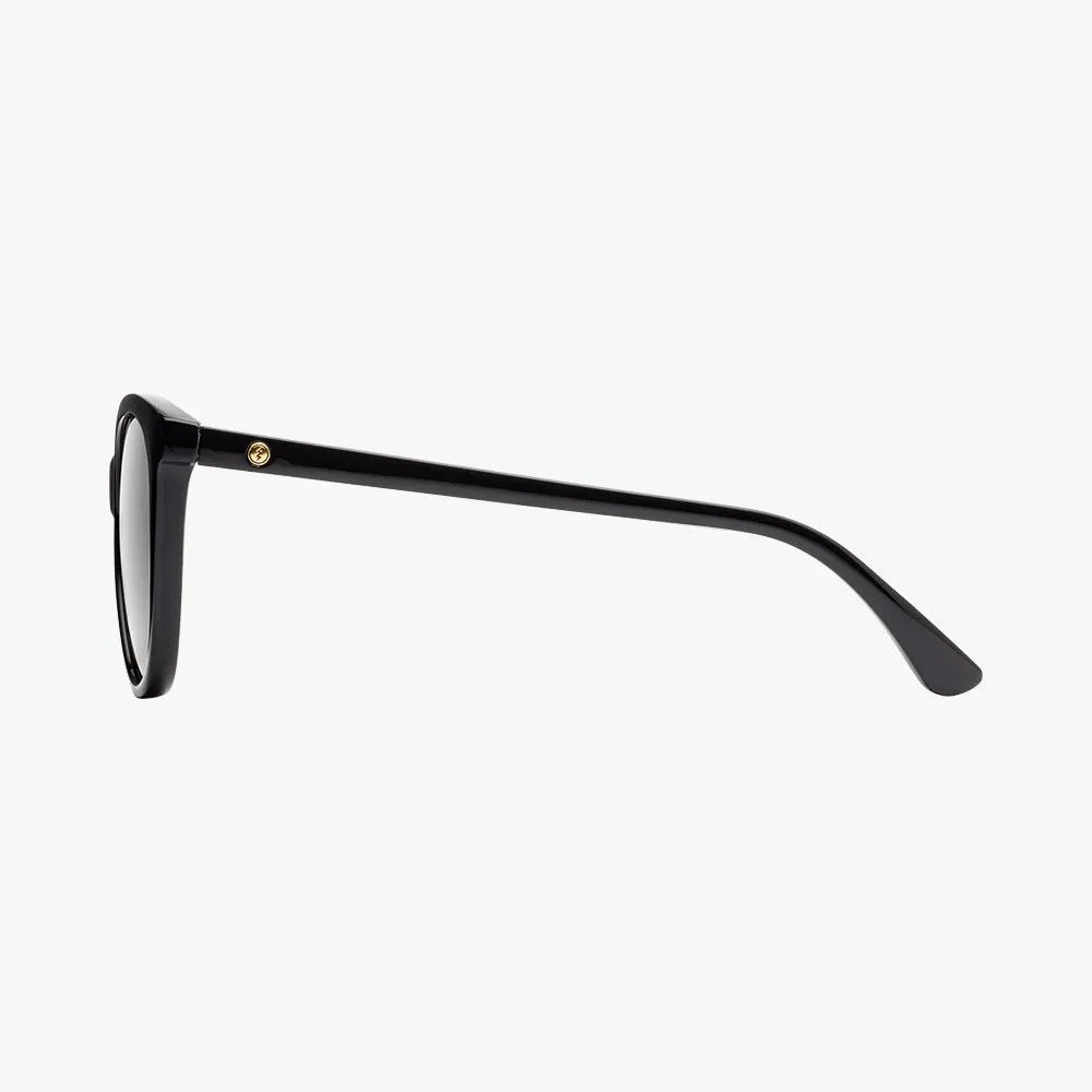 Electric Palm Sunglasses - Gloss Black/Grey Polarized