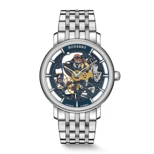 ELITE II - Engraved Micro-rotor Watch | Blue